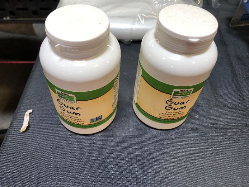 Photo 1 of 2 PACK NOW Foods, Guar Gum Powder, 100% Pure Powder, Natural Thickener, Gluten-Free, 8-Ounce
BEST BY 05/2022