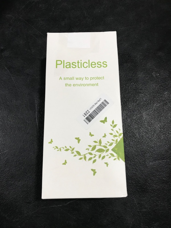 Photo 2 of 200 Count 100% Plant-Based Compostable Straws - Plasticless Biodegradable Flexible Drinking Straws - A Fantastic Eco Friendly Alternative to Plastic Straws
