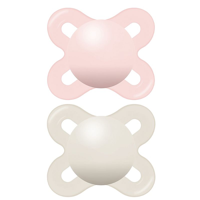 Photo 1 of MAM Start Matte Newborn Pacifier 0-3 Months Girl 2 Pack
