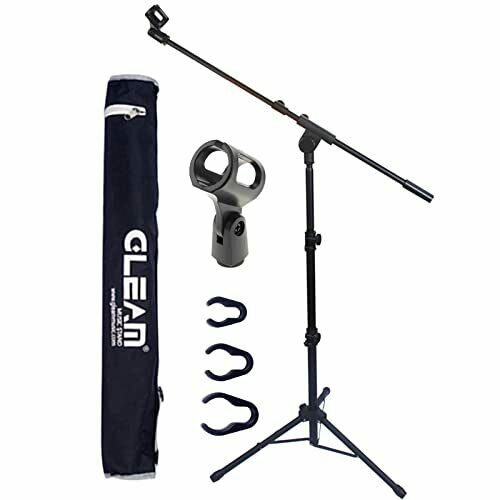 Photo 1 of PARTS ONLY!!!! GLEAM Microphone Stand - Tripod Boom Mic Stand with Carrying Bag
