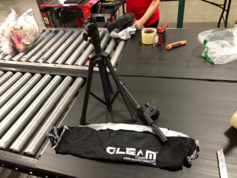 Photo 2 of PARTS ONLY!!!! GLEAM Microphone Stand - Tripod Boom Mic Stand with Carrying Bag
