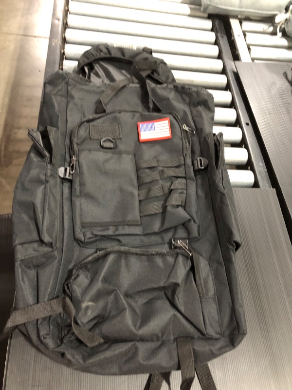 Photo 1 of military black tactical backpack