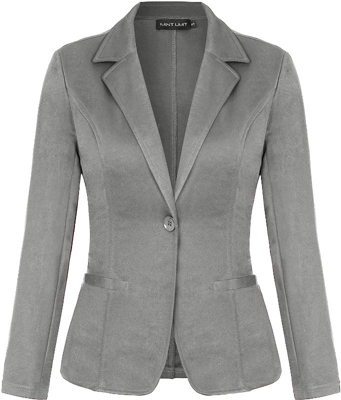 Photo 1 of MINTLIMIT Blazers for Women Casual Long Sleeve Open Front Cardigan Work Office B (SIZE SMALL)
