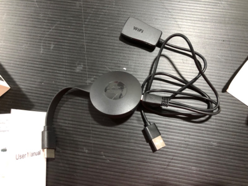 Photo 3 of Google Chromecast - Streaming Device with HDMI Cable - Stream Shows, Music, Photos, and Sports from Your Phone to Your TV
