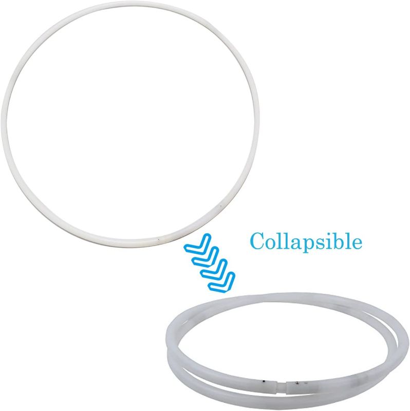 Photo 1 of willway 36 inch LED Hoop, 28 Color Strobing and Changing Hoop Light Up LED Dancing Hoops for Kids and Adults - Collapsible
