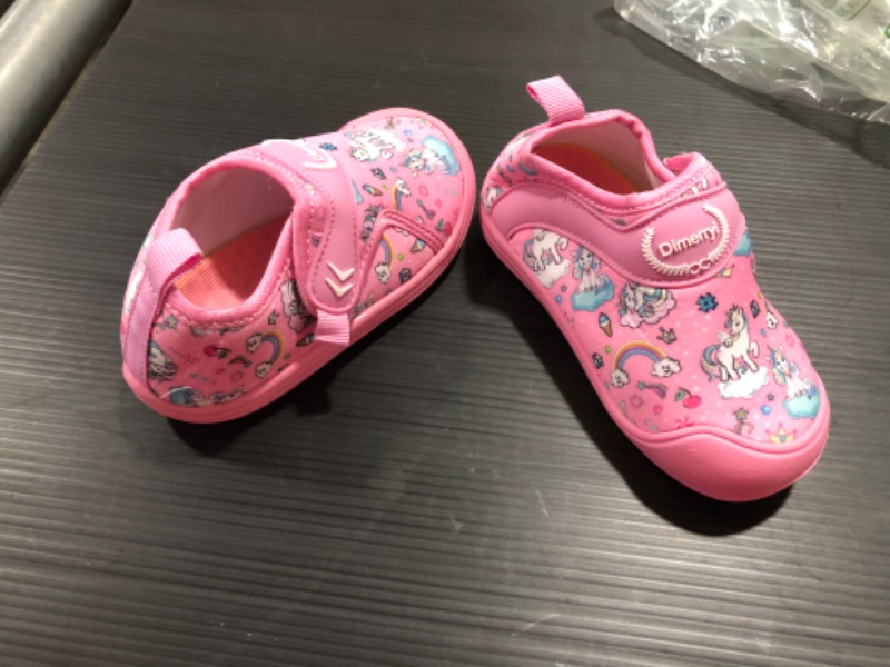 Photo 1 of PINK UNICORN TODDLER SHOES SIZE 25