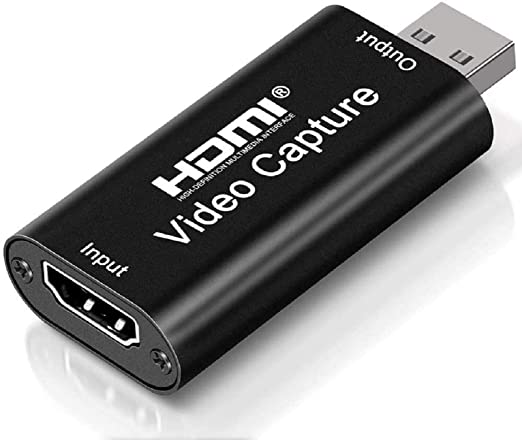 Photo 1 of 4K HDMI Video Capture Card, Cam Link Card Game Capture Card Audio Capture Adapter HDMI to USB 2.0 Record Capture Device for Streaming, Live Broadcasting, Video Conference, Teaching, Gaming(Black)
