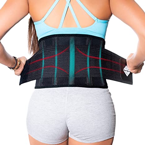 Photo 1 of  Lower Back Brace |Plus Size| up to 60 inch | Posture Recovery, Workout, Herniated Disc Pain Relief | Waist Trimmer Weight Loss Ab Belt | Exercise Adjustable | Women & Men Oversize size 4 XL