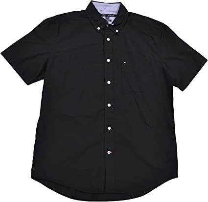 Photo 1 of Tommy Hilfiger Men's Short Sleeve Casual Button-Down Shirt in Classic Fit
