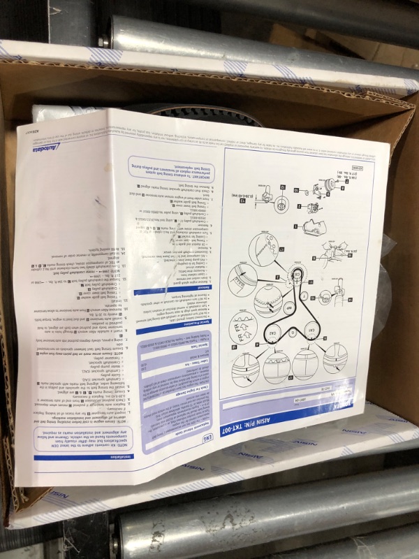 Photo 3 of AISIN TKT-007 Engine Timing Belt Kit with Water Pump
