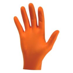 Photo 1 of ASTRO GRIP PF ORANGE NITRILE (2X-LARGE) 100CT
