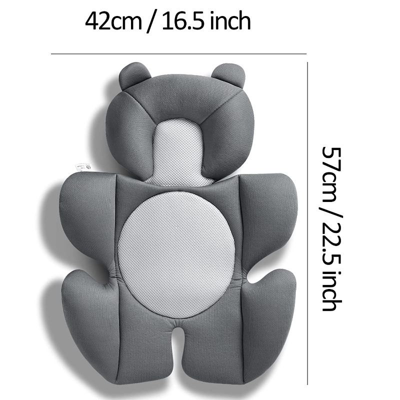 Photo 1 of G Ganen Baby Cozycushion Sleeping Cushion Comfort Support Cushion Stroller and Seat Comfort Cushion (Dark Grey)
