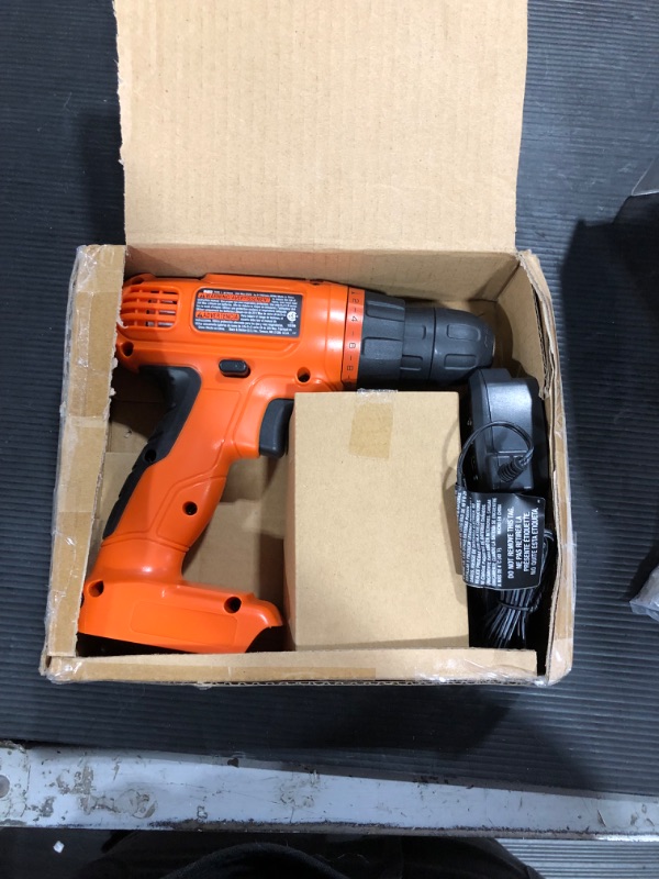 Photo 2 of BLACK+DECKER LD120VA 20V Max Drill Drivers Lithium Cordless Drill
