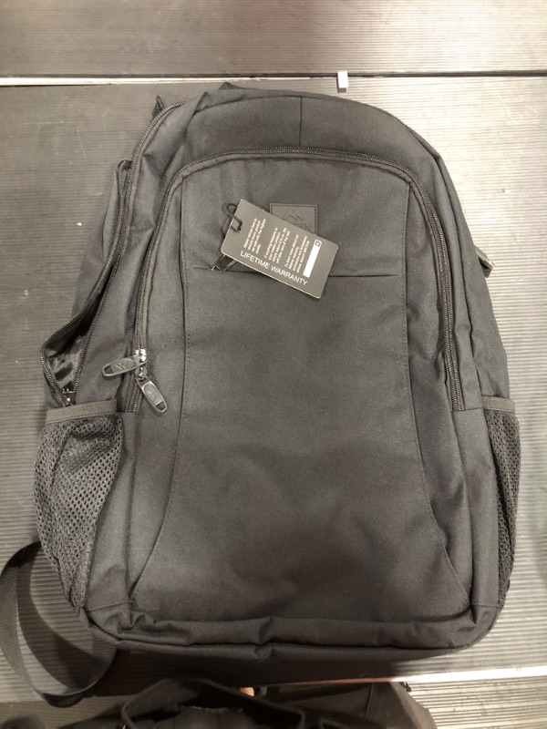 Photo 1 of Backpack for School, Expandable 15.6 inch College Backpack for Boys Girls, Anti Theft Travel Backpack with USB Charging Port, Water Resistant Laptop Backpack Large Bookbag Gifts for Men Women, Black
