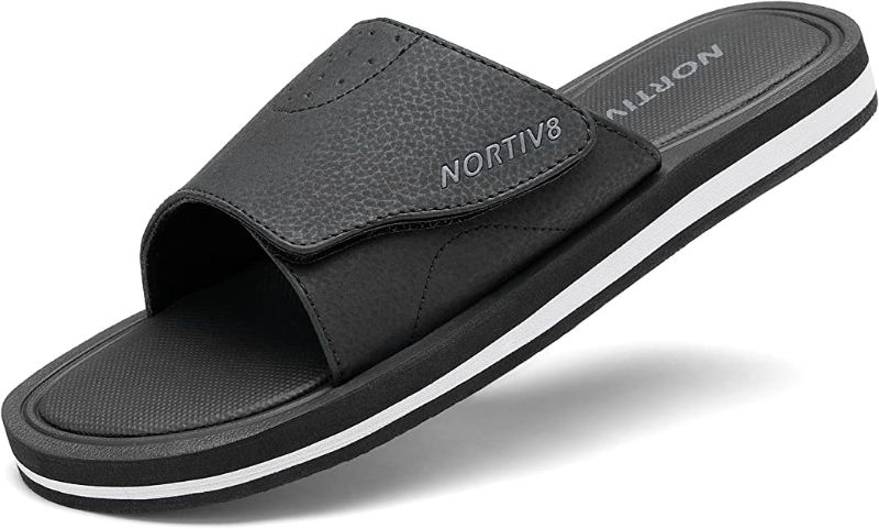 Photo 1 of NORTIV 8 Men's Slide Sandals Comfort Lightweight Beach Shoes size 11
