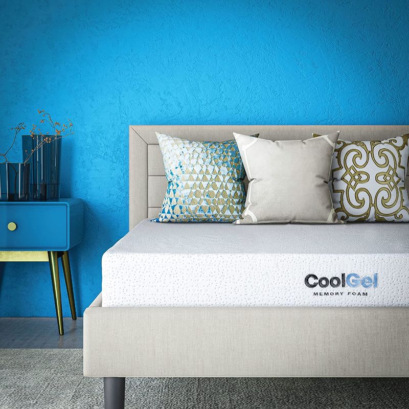 Photo 1 of Classic Brands Cool Gel Memory Foam 8-Inch Mattress | CertiPUR-US Certified | Bed-in-a-Box, Twin & Classic Brands Cool Gel Memory Foam 6-Inch Mattress | CertiPUR-US Certified | Bed-in-a-Box, Twin