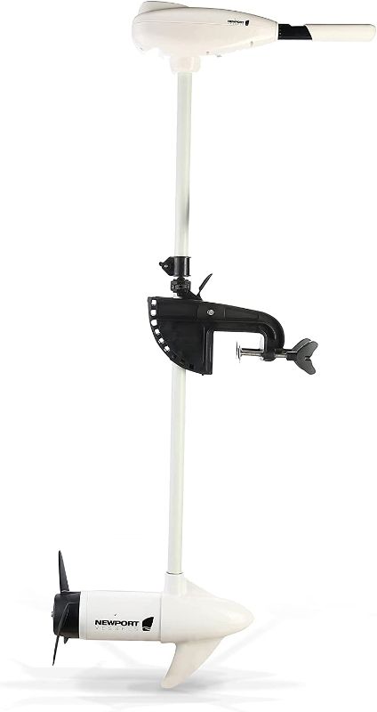 Photo 1 of Newport Vessels L-Series 86lb Thrust Transom Mounted Saltwater Electric Trolling Motor w/ LED Battery Indicator (40" Shaft)