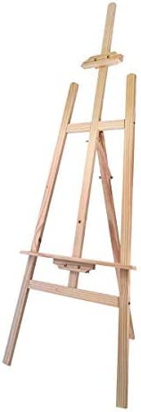 Photo 1 of Vencer Art Supply 24 to 69 inch Tall Adjustable Classic Hand-Finished Wood Studio Adjustable H-Frame Artist Easel,VDB-013
