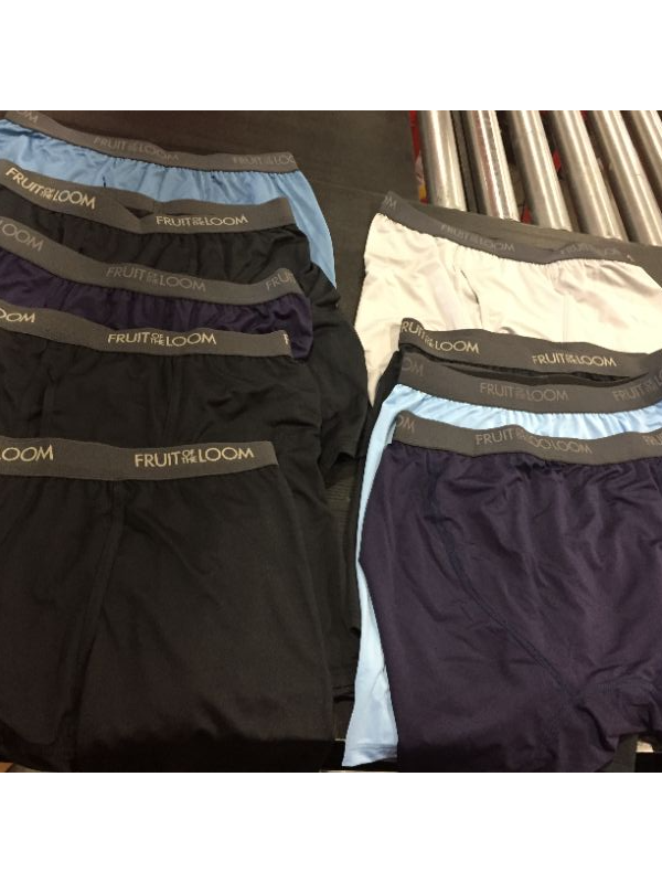 Photo 1 of FRUIT OF THE LOOM MENS UNDERWEAR 
SIZE L 
10 PACK