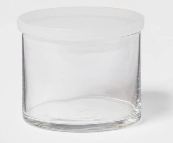 Photo 1 of 15oz Glass Small Stackable Jar with Plastic Lid - Made By Design™
9 PACK