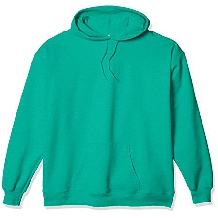 Photo 1 of Hanes Men S Pullover EcoSmart Hooded Sweatshirt Kelly Green X Large
