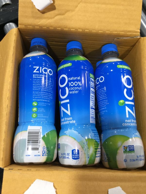 Photo 3 of Zico Coconut Water 16.9oz
BEST BY AUG182022