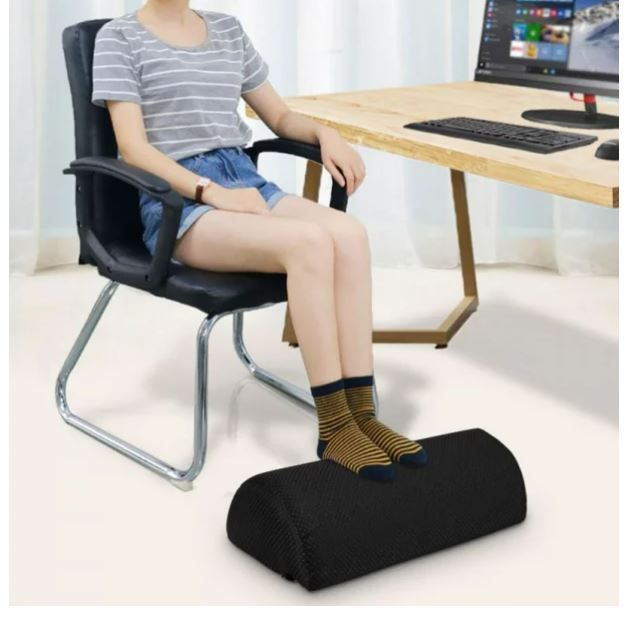 Photo 1 of  Generic Under Desk Footrest Foot Foam Cushion- Arch Curved Design - Non-slip Bottom-----cushion only