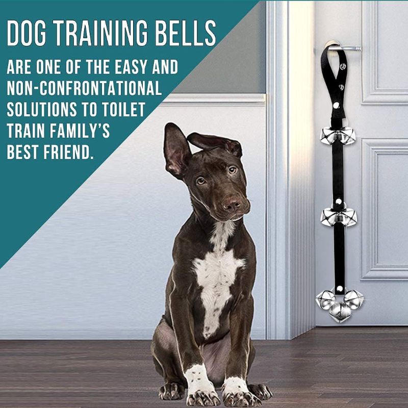 Photo 1 of BLUETREE 2 Pack Dog Doorbells Premium Quality Training Potty Great Dog Bells Adjustable Door Bell Dog Bells for Potty Training Your Puppy The Easy Way - 7 Extra Large Loud 1.4 DoorBells
