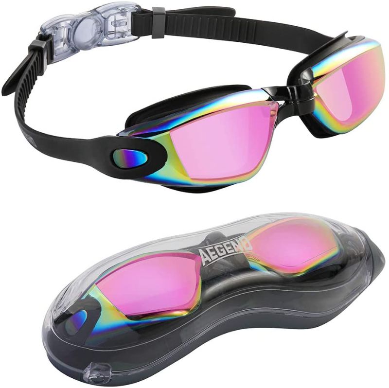 Photo 1 of Aegend Swim Goggles, Swimming Goggles No Leaking Full Protection Adult Men Women Youth
