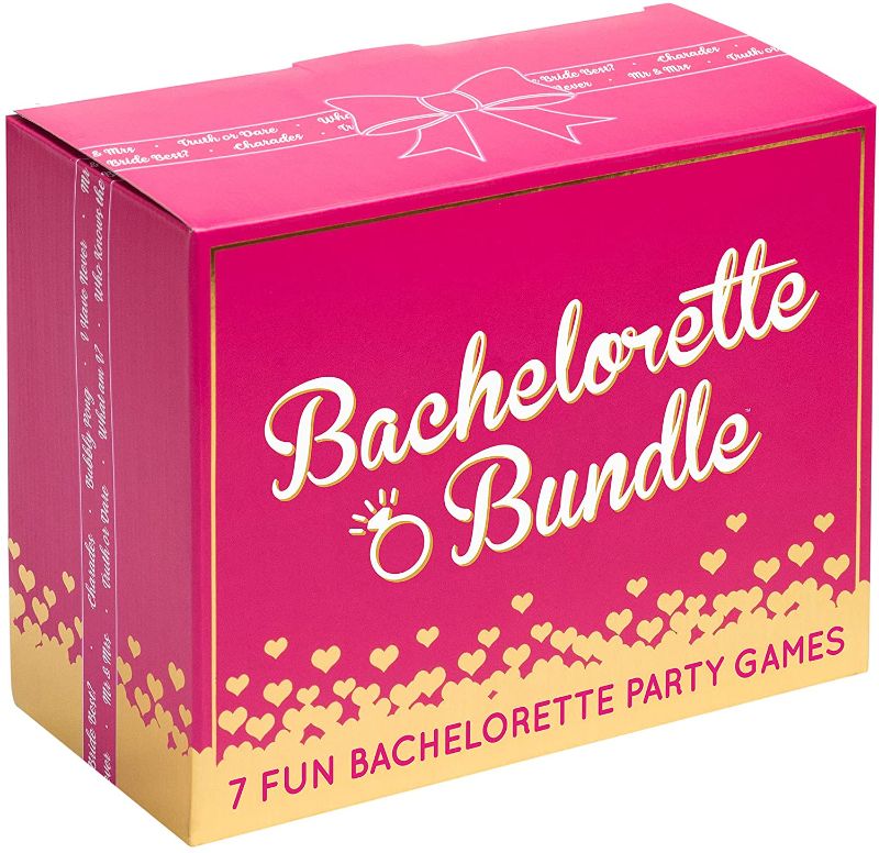 Photo 1 of Bachelorette Bundle - 7 Fun Bachelorette Party Games, from That's What She Said Game, Ages 17+
