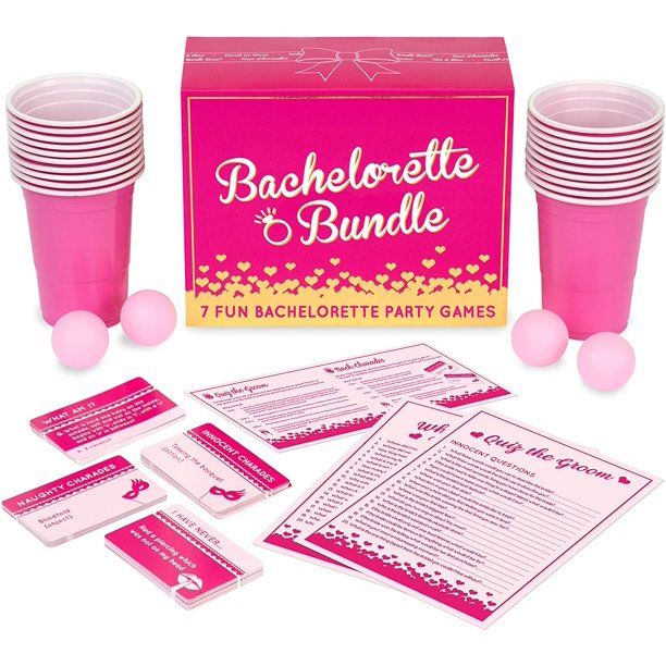 Photo 2 of Bachelorette Bundle - 7 Fun Bachelorette Party Games, from That's What She Said Game, Ages 17+
