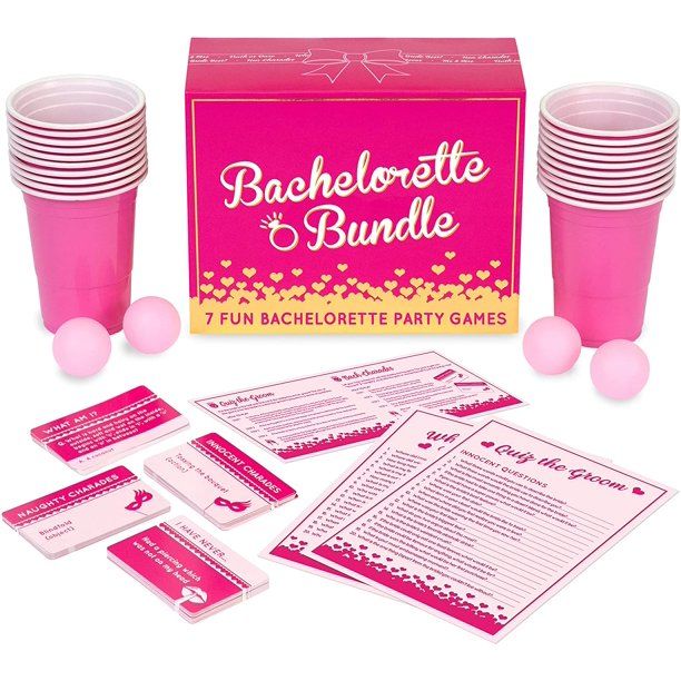 Photo 1 of Bachelorette Bundle - 7 Fun Bachelorette Party Games, from That's What She Said Game, Ages 17+
