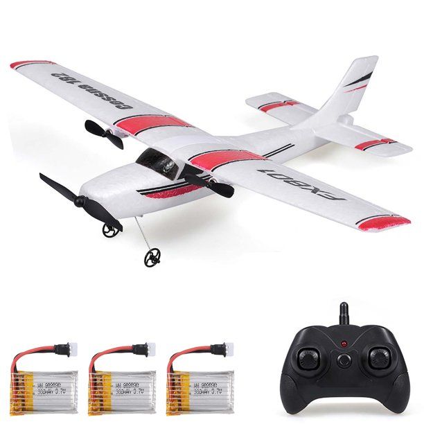 Photo 1 of Aibecy FX801 Airplane Cessna 182 2.4GHz 2CH RC Airplane Aircraft Outdoor Flight Toys for Kids Boys with 3 Battery
