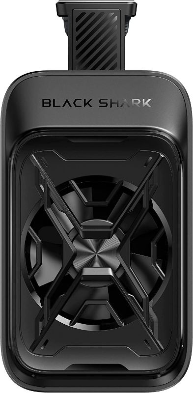 Photo 1 of Black Shark Phone Cooler, Semiconductor Radiator for Phone Gaming, Tiktok live, Watching Videos, Outdoor Vlog, Cooling Fan Suitable for 2.59 to 3.14 Inch Smartphone, Black
