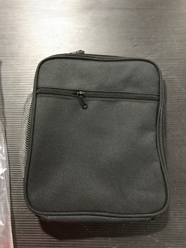 Photo 1 of black lunch bag 11'' L