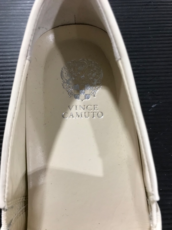 Photo 4 of Vince Camuto Abbinna Leather Slip On Platform Sneakers White Size 7 1/2
