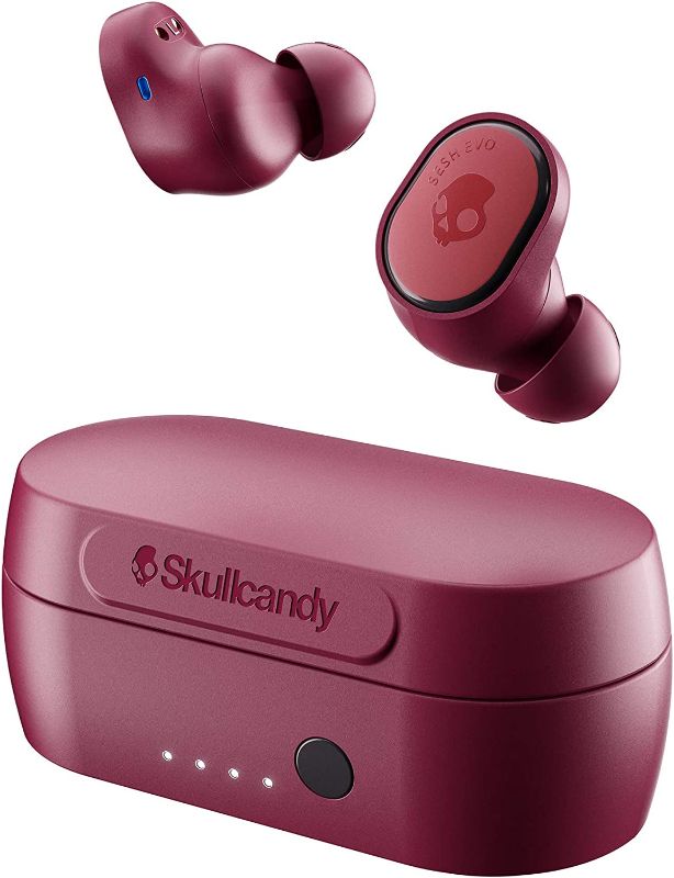 Photo 1 of Skullcandy Sesh Evo True Wireless In-Ear Earbud - Deep Red