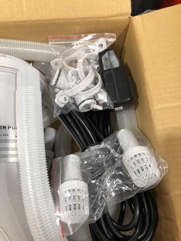 Photo 1 of Future Way 1000 GPH Pool Pump Compatible with Intex, Bestway, Summer Waves Above Ground Pool, Swimming Pool Filter Pump, 110-120V with GFCI, Upgraded Version