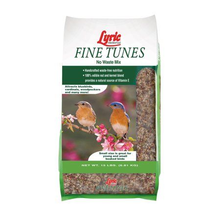 Photo 1 of Lyric Fine Tunes Wild Bird Seed, No Waste Bird Food Mix, 15 lb. Bag