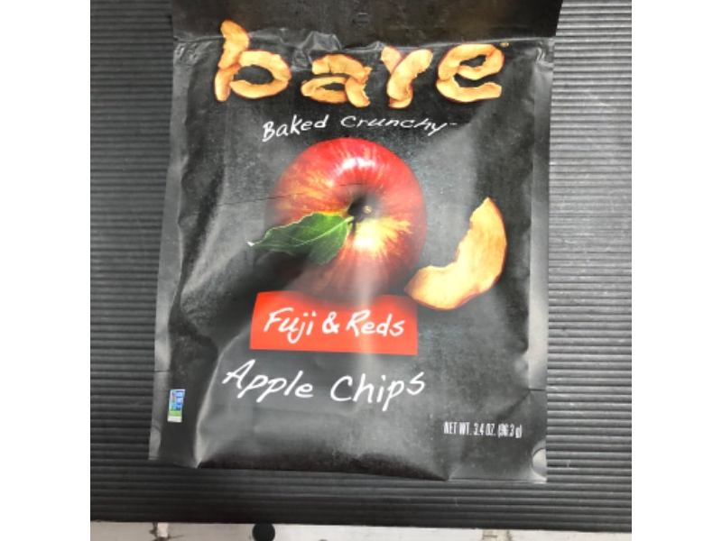 Photo 4 of Bare Baked Crunchy Apple Chips, Fuji & Reds, Gluten Free, 3.4 Oz(Pack of 6) Best By: 08/
