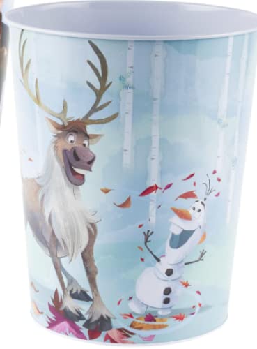 Photo 1 of "Frozen 2 Movie" Waste Bin- 9.5" (Light Blue/Olaf/Sven)
