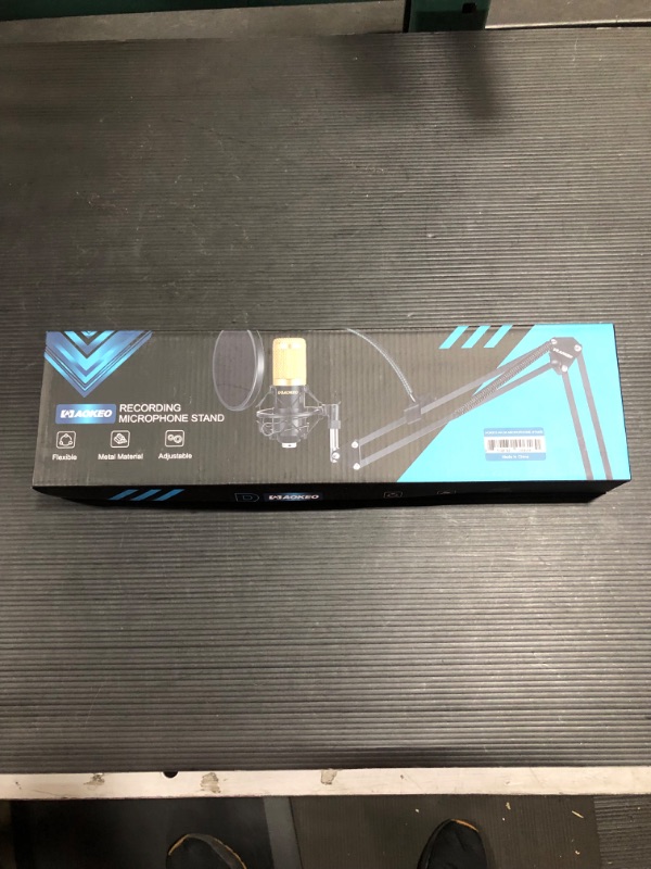 Photo 1 of Aokeo AK-35 Microphone Stand Desk Adjustable Compact Microphone Suspension Boom Scissor Arm Stand for Blue Yeti Blue Snowball ICE Professional Stream
