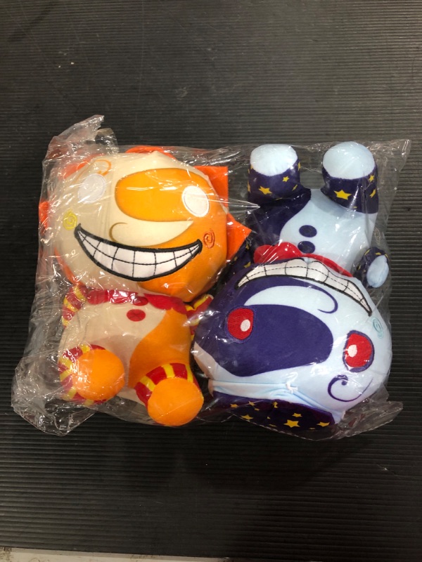 Photo 1 of Horror Game Doll Monster Doll Toy Stuffed Doll Cartoon Plush Toy Game Fan Birthday Gift (Sun and Clown Plush)
