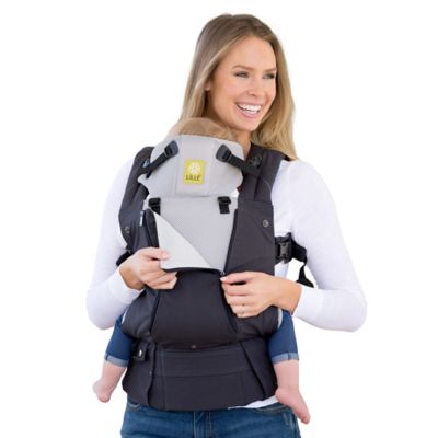 Photo 1 of LÍLLÉbaby Complete All Seasons Ergonomic 6-in-1 Baby Carrier Newborn to Toddler - with Lumbar Support - for Children 7-45 Pounds - 360 Degree Baby Wearing - Inward & Outward Facing - Charcoal/Silver
