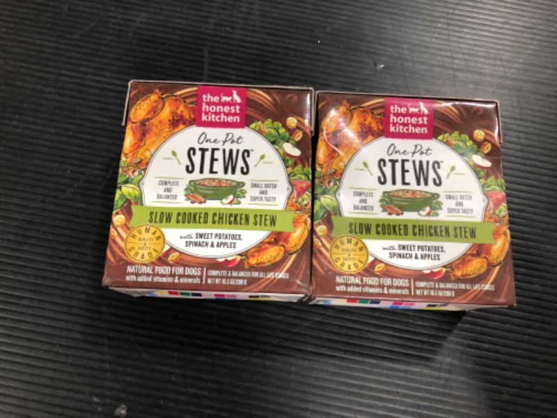 Photo 2 of 
The Honest Kitchen One Pot Stews: Slow Cooked Chicken Stew with Sweet Potato, Spinach & Apples Wet Dog Food, 10.5 oz (Pack of 2)
