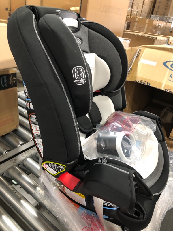 Photo 3 of Graco 4Ever DLX 4 in 1 Car Seat, Infant to Toddler Car Seat, with 10 Years of Use, Fairmont , 20x21.5x24 Inch (Pack of 1)
