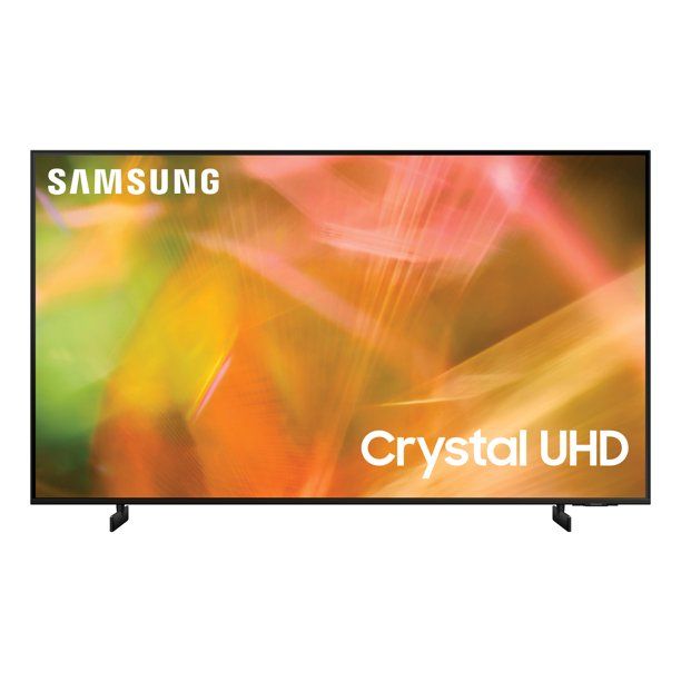 Photo 1 of Samsung 55" Class 4K Crystal UHD (2160p) LED Smart TV with HDR UN55AU8000 2021 - PARTS ONLY
