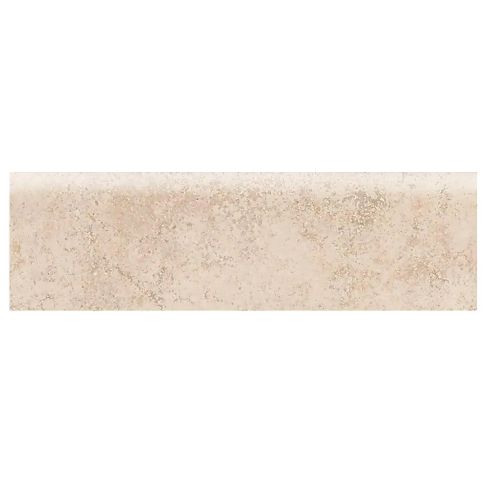 Photo 1 of Briton Bone 3 in. x 12 in. Ceramic Bullnose Floor and Wall Tile (0.25702 sq. ft. / piece) 22 Pieces
