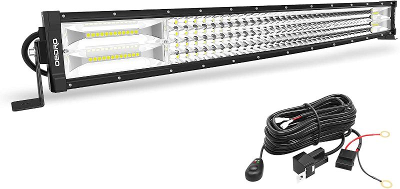 Photo 1 of oEdRo LED Light Bar Curved Quad-Row 30In 768W Spot Flood Combo Led Lights Work Lights Fog Driving Light Off Road Light with Wiring Harness Fit for Pickup Jeep SUV 4WD 4X4 ATV UTE Truck Tractor
