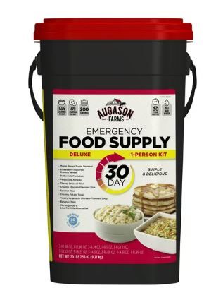 Photo 1 of Augason Farms Deluxe 30-Day Emergency Food Supply, 20 lb 7.55 oz
BEST BY:12/06/2050